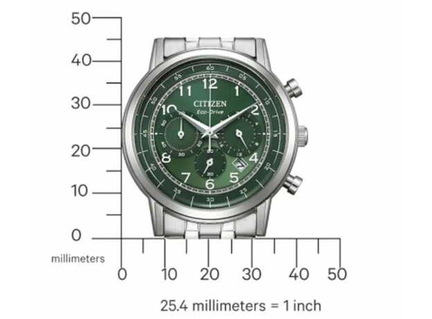 CITIZEN CA4630-53X, Вариации товара: Стальной/Зеленый, фото 4 | Интернет-магазин оригинальных часов и аксессуаров