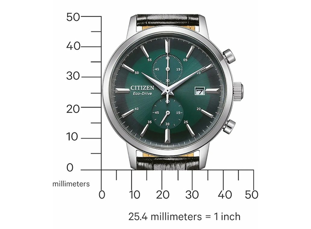 CITIZEN CA7069-24X, Вариации товара: Зеленый/Черный, фото 4 | Интернет-магазин оригинальных часов и аксессуаров