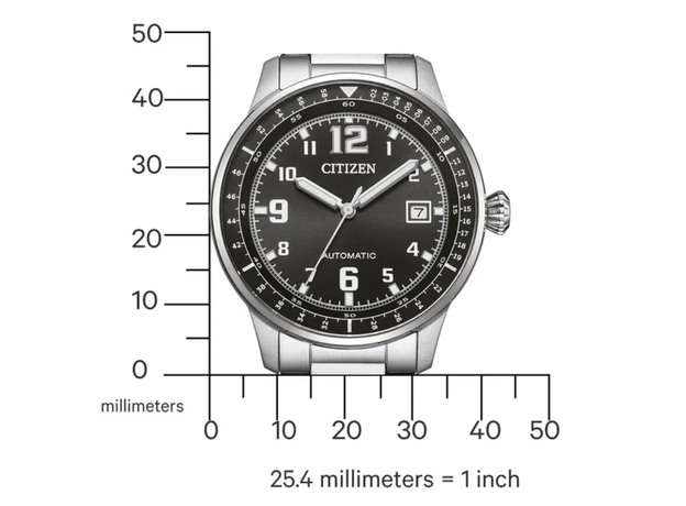 CITIZEN NJ0190-51E, Вариации товара: Стальной/Черный, фото 4 | Интернет-магазин оригинальных часов и аксессуаров