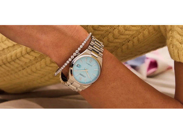 CITIZEN NJ0200-50L Tsuyosa 37мм, Вариации товара: Голубой, фото 4 | Интернет-магазин оригинальных часов и аксессуаров