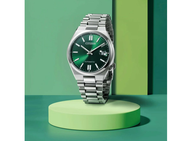 CITIZEN NJ0200-50X Tsuyosa 37мм, Вариации товара: Стальной/Зеленый, фото 3 | Интернет-магазин оригинальных часов и аксессуаров