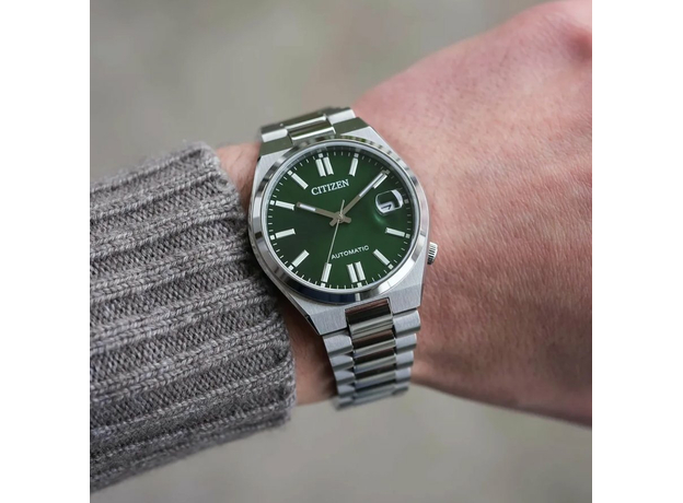 CITIZEN NJ0200-50X Tsuyosa 37мм, Вариации товара: Стальной/Зеленый, фото 4 | Интернет-магазин оригинальных часов и аксессуаров