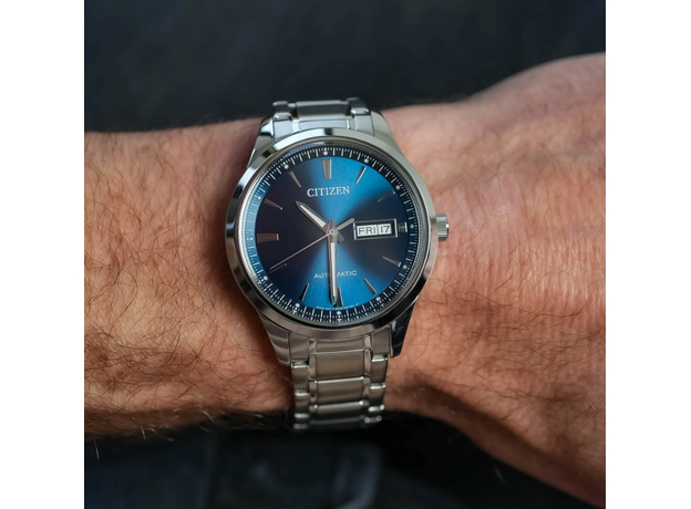 CITIZEN NY4058-79LE, Варіант кольору: Сталевий/Синій, фото 4 | Интернет-магазин оригинальных часов и аксессуаров