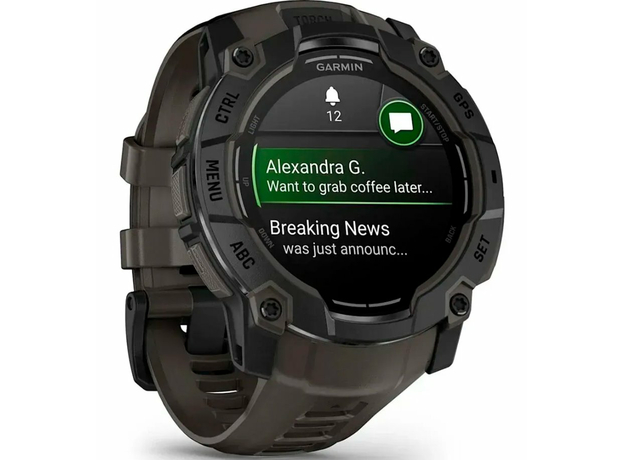 Garmin 010-03020-00 Instinct 3 50 мм AMOLED Black, фото 3 | Интернет-магазин оригинальных часов и аксессуаров