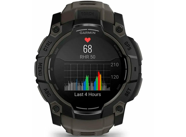 Garmin 010-03020-00 Instinct 3 50 мм AMOLED Black, фото 7 | Интернет-магазин оригинальных часов и аксессуаров