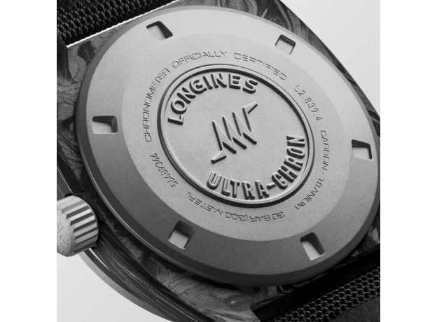 Longines L2.839.4.52.2 Ultra-Chron Carbon, фото 5 | Интернет-магазин оригинальных часов и аксессуаров