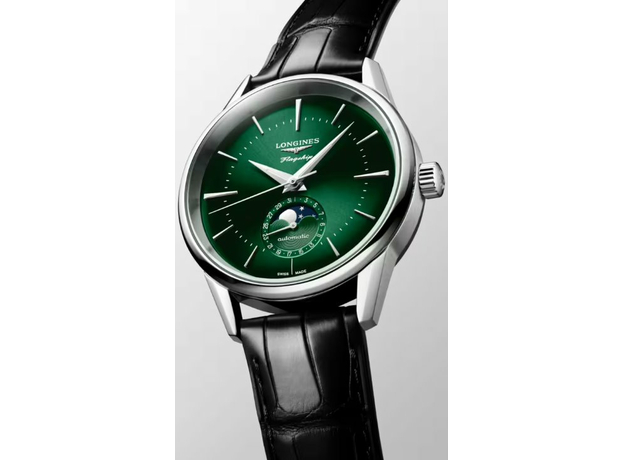 Longines L4.815.4.02.2 Flagship Heritage Moonphase, фото 2 | Интернет-магазин оригинальных часов и аксессуаров