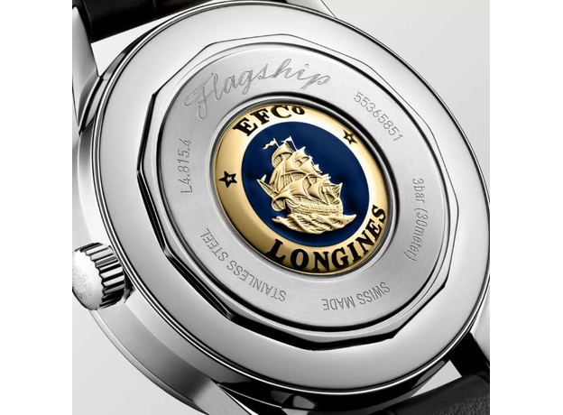 Longines L4.815.4.02.2 Flagship Heritage Moonphase, фото 5 | Интернет-магазин оригинальных часов и аксессуаров