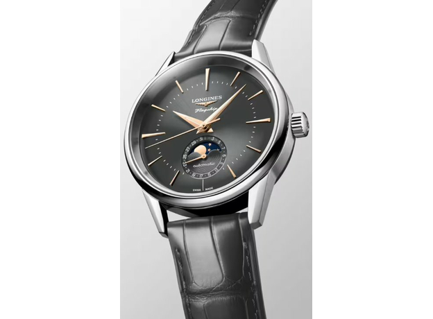 Longines L4.815.4.52.2 Flagship Heritage Moonphase, фото 2 | Интернет-магазин оригинальных часов и аксессуаров