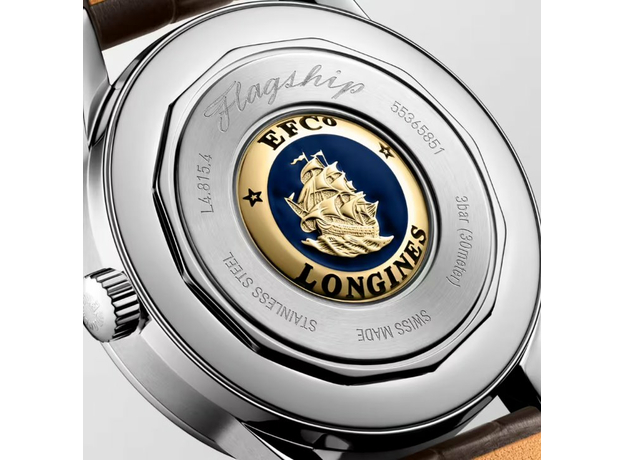 Longines L4.815.4.62.2 Flagship Heritage Moonphase, фото 5 | Интернет-магазин оригинальных часов и аксессуаров