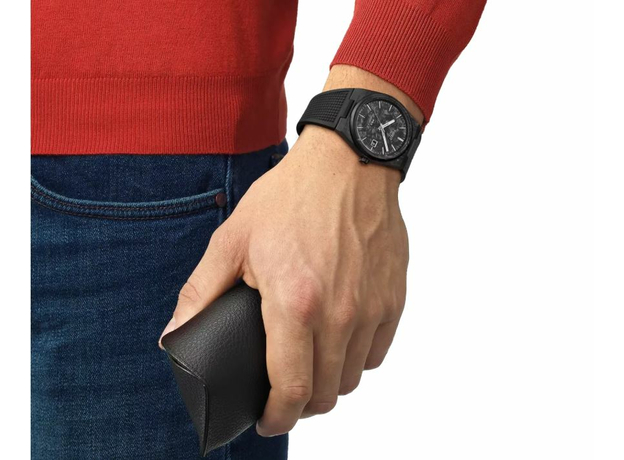 TISSOT T137.907.97.201.00 PRX POWERMATIC 80 CARBON, фото 7 | Интернет-магазин оригинальных часов и аксессуаров