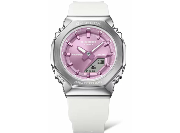 CASIO GM-S2110-7A6ER, Вариации товара: Стальной/Розовый, фото 3 | Интернет-магазин оригинальных часов и аксессуаров