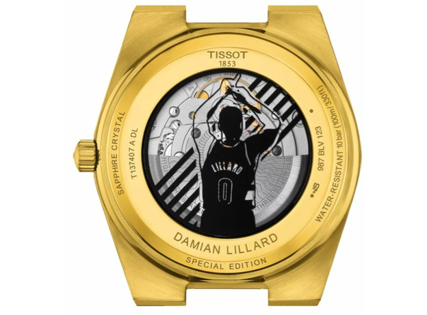 TISSOT T137.407.33.051.00 PRX POWERMATIC 80 DAMIAN LILARD SPECIAL EDITION, фото 6 | Интернет-магазин оригинальных часов и аксессуаров