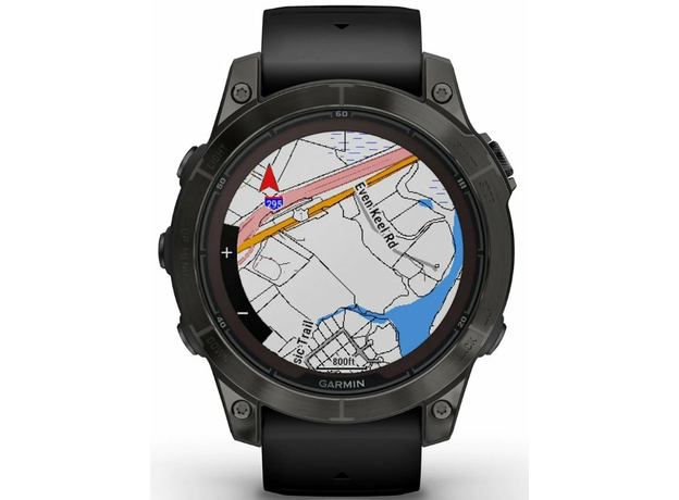 Garmin 010-02777-11 Fenix 7 Pro Sapphire Solar Edition Carbon Grey DLC Titanium, фото 6 | Интернет-магазин оригинальных часов и аксессуаров