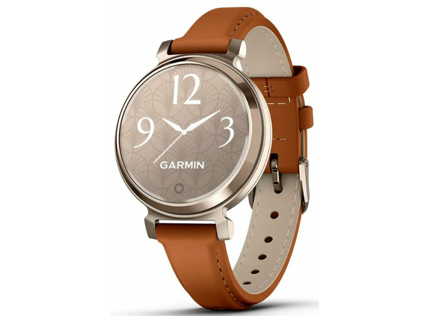 Garmin 010-02839-02 Lily 2 Classic Cream Gold with Tan Leather Band | Интернет-магазин оригинальных часов и аксессуаров