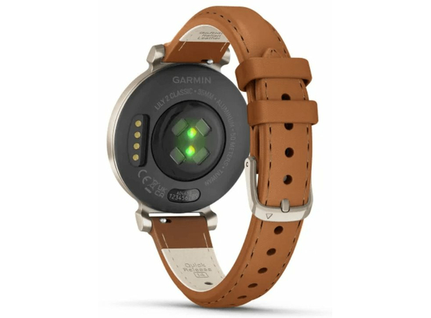 Garmin 010-02839-02 Lily 2 Classic Cream Gold with Tan Leather Band, фото 6 | Интернет-магазин оригинальных часов и аксессуаров