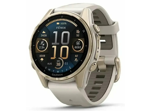 Garmin 010-02903-11 fenix 8 43mm AMOLED Sapphire Soft Gold | Интернет-магазин оригинальных часов и аксессуаров