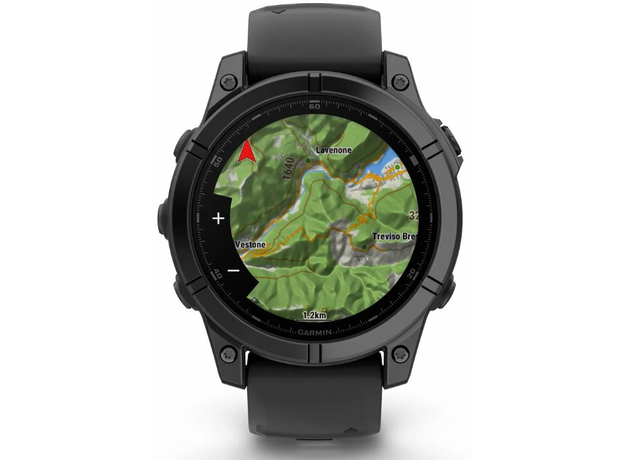 Garmin 010-03025-01 Fenix E 47 мм Slate Gray Steel with Black Silicone Band, фото 3 | Интернет-магазин оригинальных часов и аксессуаров