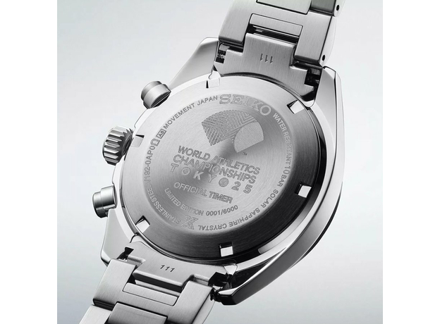 SEIKO SSC955P1 PROSPEX SPEEDTIMER WORLD ATHLETICS CHAMPIONSHIPS TOKYO 25 LIMITED EDITION, фото 2 | Интернет-магазин оригинальных часов и аксессуаров