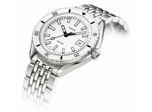 DOXA 799.10.011.10 SUB 200 WHITEPEARL, фото 2 | Интернет-магазин оригинальных часов и аксессуаров