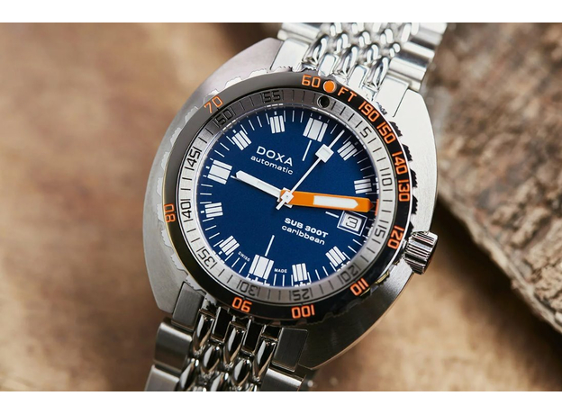 DOXA 840.10.201.10 SUB 300T CARIBBEAN, фото 6 | Интернет-магазин оригинальных часов и аксессуаров