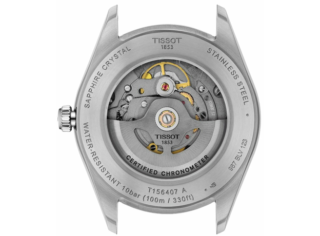 TISSOT T156.408.22.033.00 BALLADE POWERMATIC 80 COSC CERTIFIED CHRONOMETER, фото 3 | Интернет-магазин оригинальных часов и аксессуаров