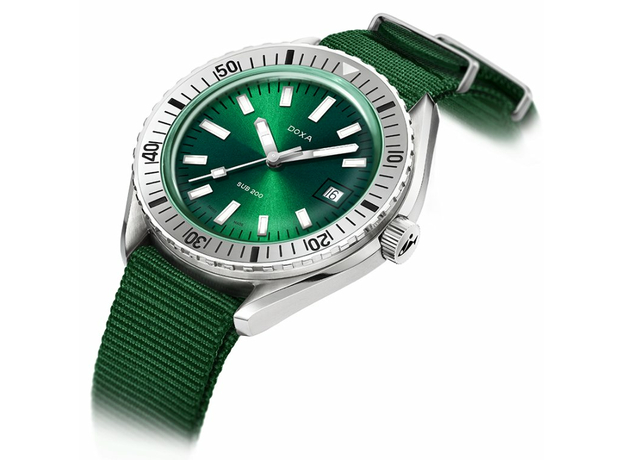 DOXA 796.10.131.26-N SUB 200 SEA EMERALD SUNRAY STAINLESS STEEL BEZEL, фото 3 | Интернет-магазин оригинальных часов и аксессуаров