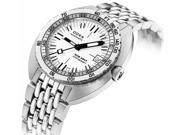 DOXA 804.10.011.10 SUB 200T WHITEPEARL, фото 2 | Интернет-магазин оригинальных часов и аксессуаров