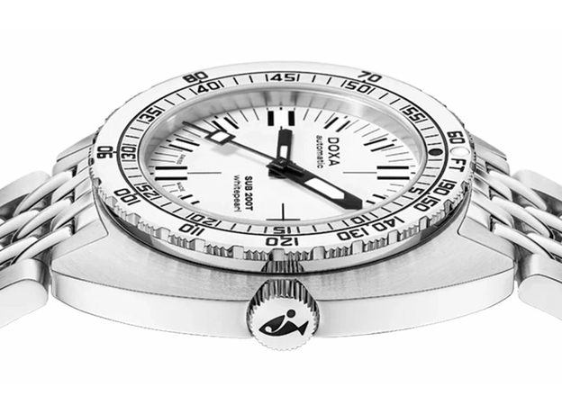 DOXA 804.10.011.10 SUB 200T WHITEPEARL, фото 3 | Интернет-магазин оригинальных часов и аксессуаров
