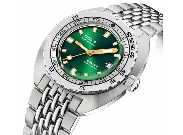 DOXA 821.10.131.10 SUB 300 SEA EMERALD SUNRAY COSC CERTIFIED CHRONOMETER, фото 2 | Интернет-магазин оригинальных часов и аксессуаров