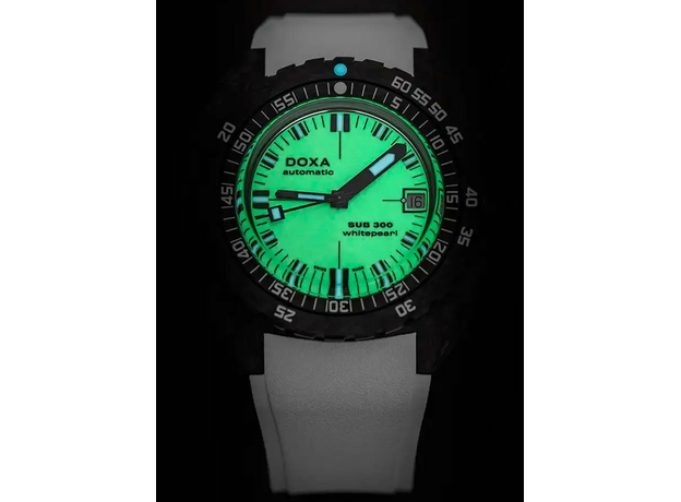 DOXA 822.70.011.23 SUB 300 CARBON WHITEPEARL COSC CERTIFIED CHRONOMETER, фото 5 | Интернет-магазин оригинальных часов и аксессуаров