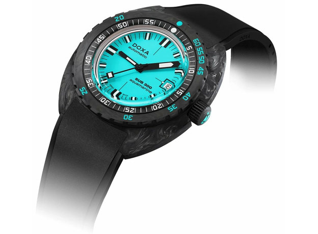 DOXA 822.70.241.20 SUB 300 CARBON AQUAMARINE COSC CERTIFIED CHRONOMETER, фото 2 | Интернет-магазин оригинальных часов и аксессуаров