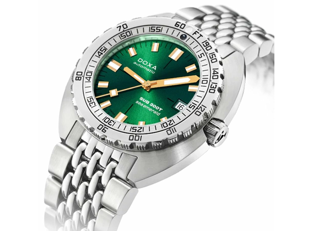 DOXA 840.10.131.10 SUB 300T SEA EMERALD SUNRAY, фото 3 | Интернет-магазин оригинальных часов и аксессуаров