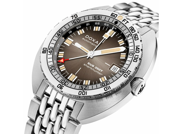 DOXA 855.10.101V.10 SUB 250T GMT SHARKHUNTER VINTAGE, фото 3 | Интернет-магазин оригинальных часов и аксессуаров