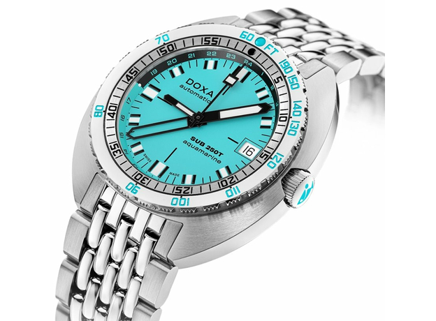 DOXA 855.10.241.10 SUB 250T GMT AQUAMARINE, фото 2 | Интернет-магазин оригинальных часов и аксессуаров