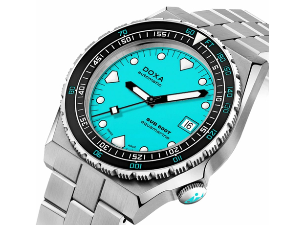 DOXA 861.10.241.10 SUB 600T AQUAMARINE, фото 2 | Интернет-магазин оригинальных часов и аксессуаров