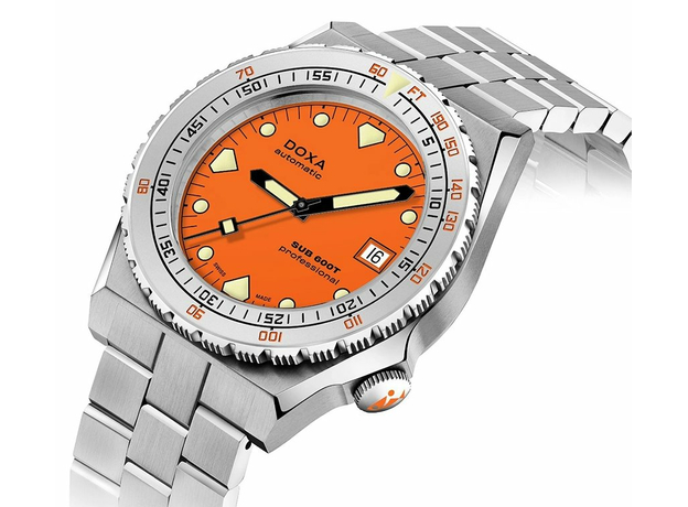 DOXA 862.10.351.10 SUB 600T PROFESSIONAL STAINLESS STEEL BEZEL, фото 2 | Интернет-магазин оригинальных часов и аксессуаров