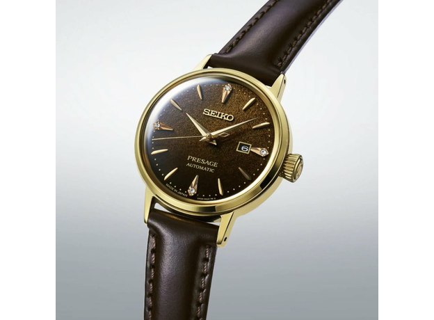 SEIKO SRE020J1 PRESAGE COCKTAIL TIME JAMAICAN COFFEE, фото 4 | Интернет-магазин оригинальных часов и аксессуаров