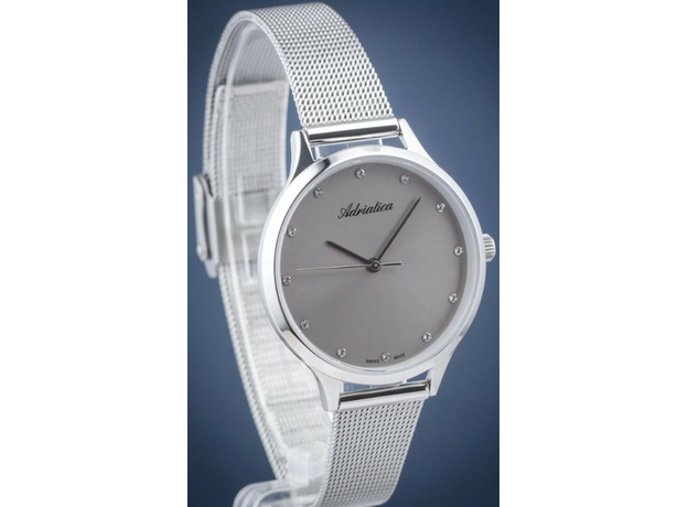 Adriatica A3572.5147Q, Варіант кольору: Сталевий/Сірий, фото 2 | Интернет-магазин оригинальных часов и аксессуаров