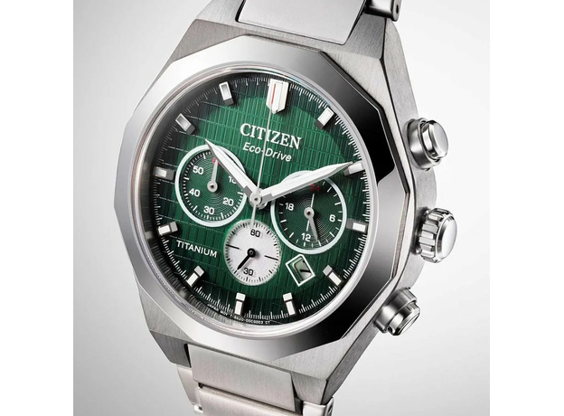 CITIZEN CA4691-59X, Вариации товара: Стальной/Зеленый, фото 2 | Интернет-магазин оригинальных часов и аксессуаров