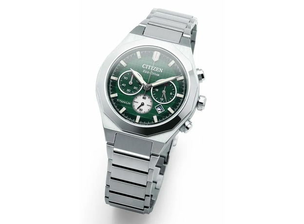 CITIZEN CA4691-59X, Вариации товара: Стальной/Зеленый, фото 3 | Интернет-магазин оригинальных часов и аксессуаров