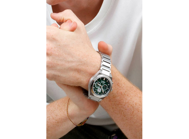 CITIZEN CA4691-59X, Вариации товара: Стальной/Зеленый, фото 8 | Интернет-магазин оригинальных часов и аксессуаров