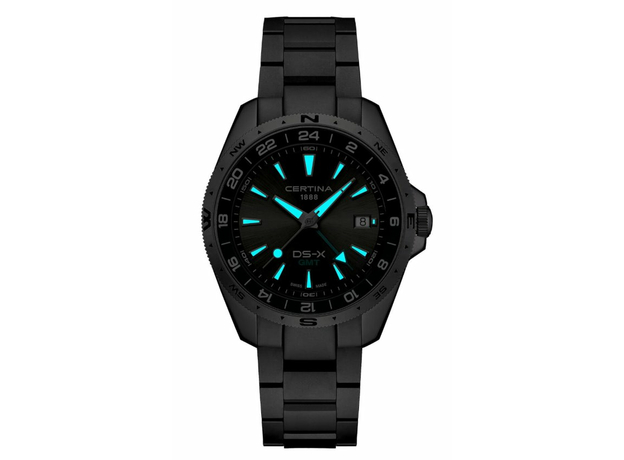 CERTINA C047.452.11.081.00 DS-X GMT, фото 2 | Интернет-магазин оригинальных часов и аксессуаров