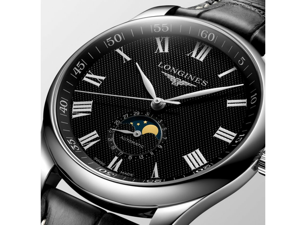 Longines L2.919.4.51.7 Master Collection Moonphase, фото 6 | Интернет-магазин оригинальных часов и аксессуаров