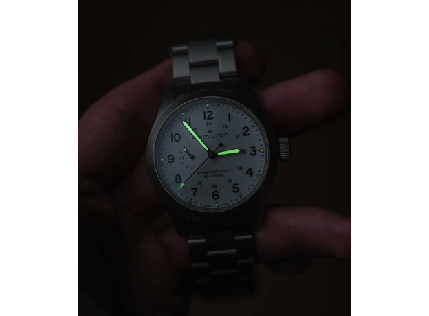 Hamilton H69509110 KHAKI FIELD MECHANICAL POWER RESERVE, фото 8 | Интернет-магазин оригинальных часов и аксессуаров