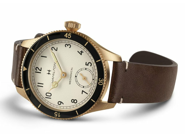 Hamilton H76709510 KHAKI AVIATION PILOT PIONEER MECHANICAL BRONZE 43ММ, фото 3 | Интернет-магазин оригинальных часов и аксессуаров