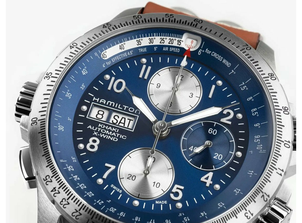 Hamilton H77506540 KHAKI AVIATION X-WIND AUTO CHRONO, фото 5 | Интернет-магазин оригинальных часов и аксессуаров