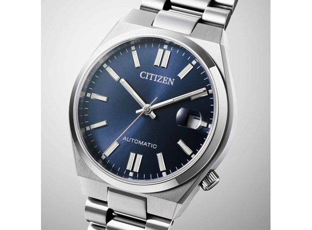 CITIZEN NJ0200-50M Tsuyosa 37мм, Варіант кольору: Сталевий/Синій, фото 4 | Интернет-магазин оригинальных часов и аксессуаров
