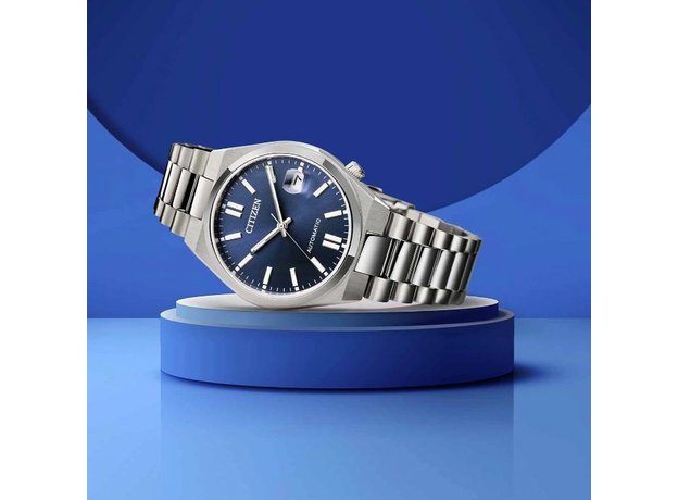 CITIZEN NJ0200-50M Tsuyosa 37мм, Варіант кольору: Сталевий/Синій, фото 5 | Интернет-магазин оригинальных часов и аксессуаров