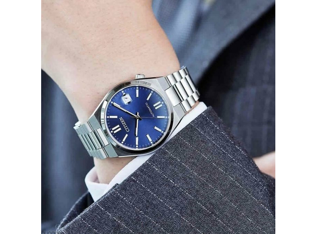 CITIZEN NJ0200-50M Tsuyosa 37мм, Варіант кольору: Сталевий/Синій, фото 7 | Интернет-магазин оригинальных часов и аксессуаров